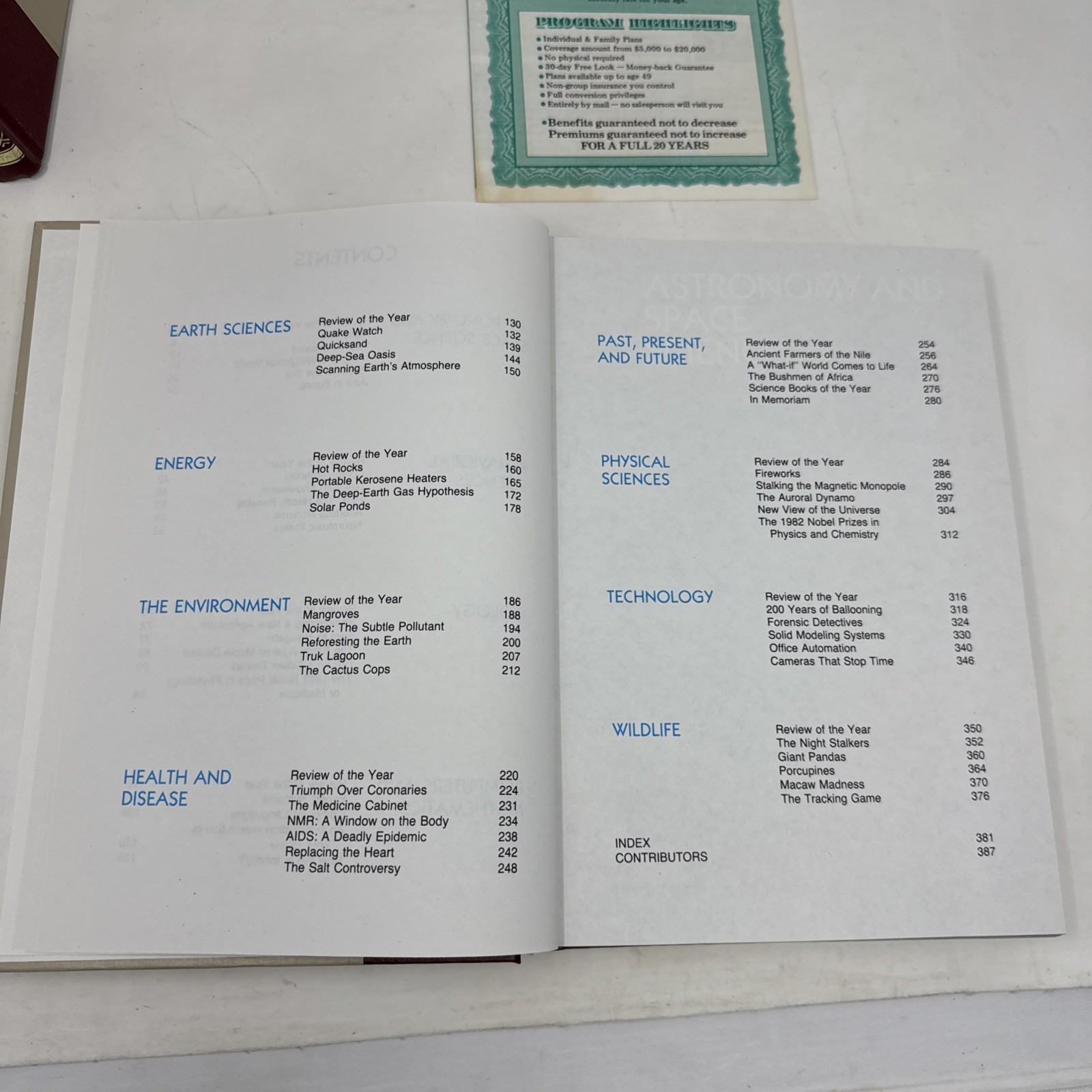 Funk and Wagnalls Science Yearbook 5 Hardcover Supplement Volume Lot 1980 – 1984