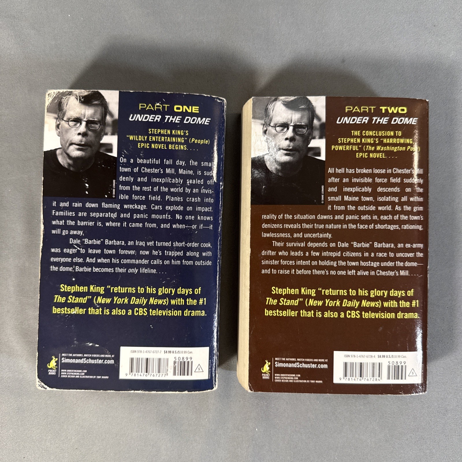 Stephen King – Under the Dome Part One / Two, First/ 1st PB. Summer Sale