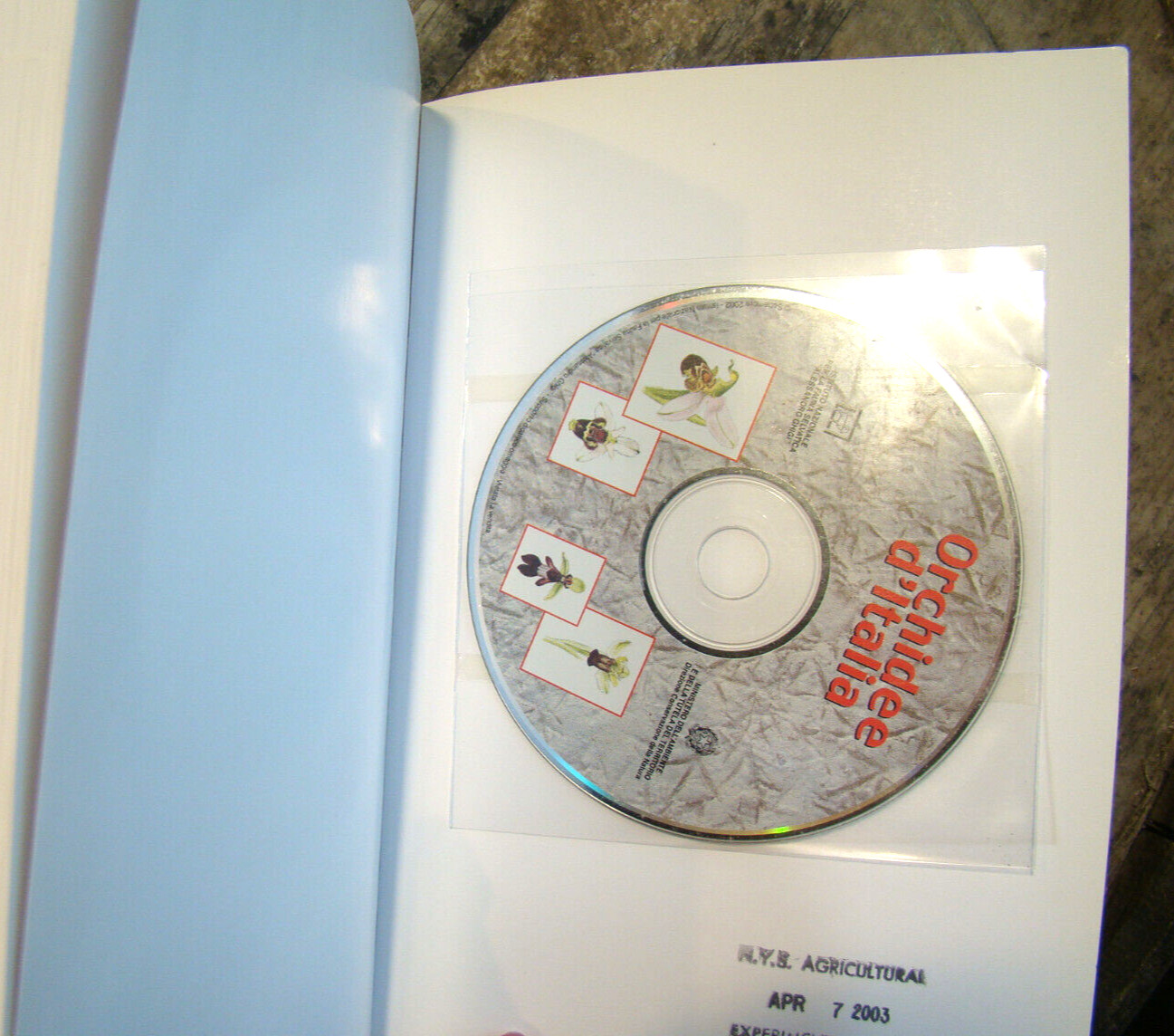 Orchidee d’Italia ~2002 PB~ Rossi Floriculture Flowers Orchids of Italy & CD-ROM