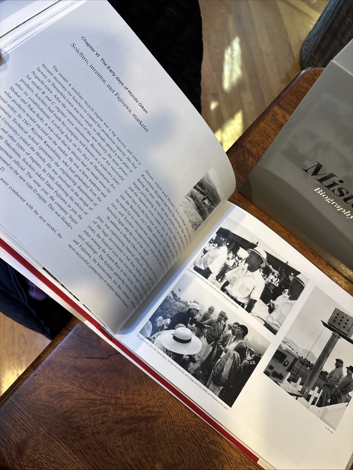 Mister Honda : Biography of Honda Soichiro, 1998 English Edition HB/DJ + Case