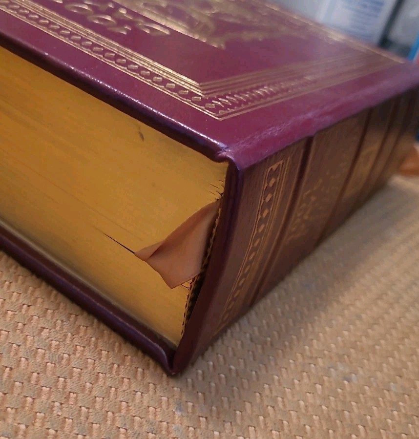 1001 DAYS THAT SHAPED THE WORLDPeter Furtado 2008 Easton Press LEATHER Pls Read