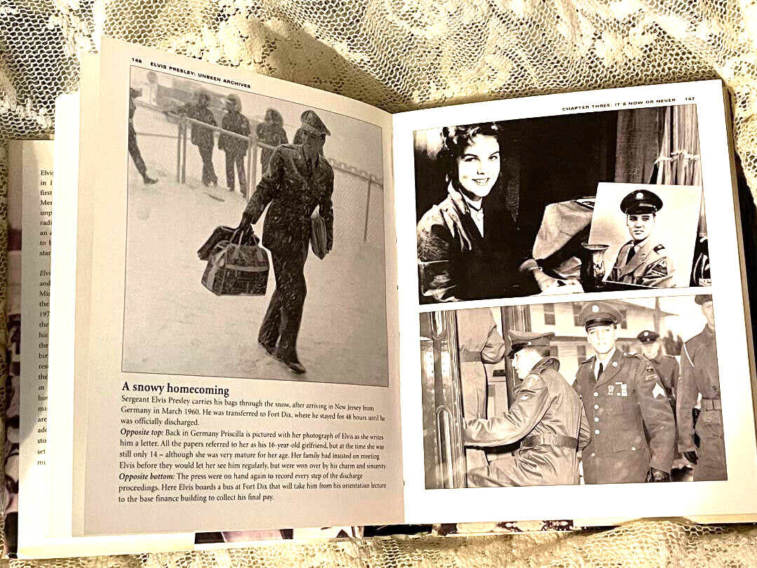 „Elvis Presley Unseen Archives“ Hardcover, by Marie Clayton, 383 pages, 2003