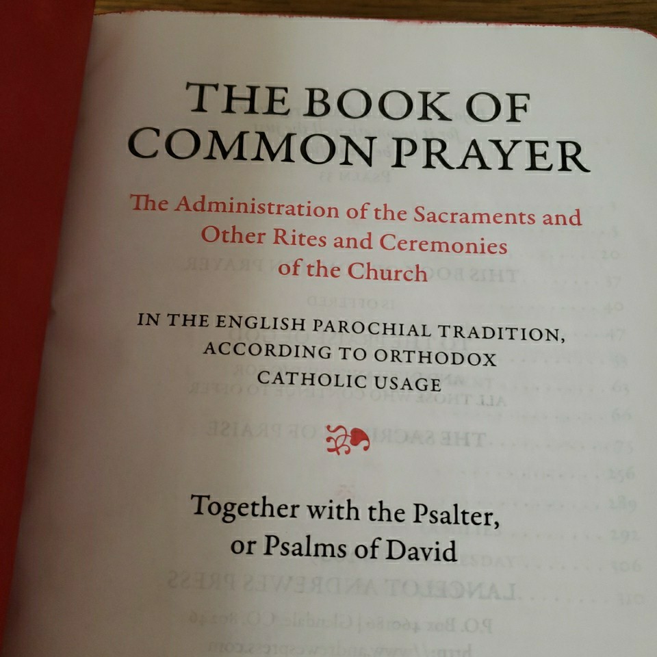 The Book of Common Prayer Red Faux Leather 2019 EXCELLENT Orthodox Catholic