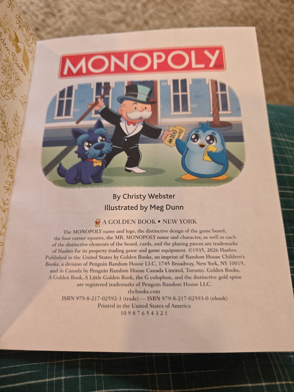 A Little Golden Book, Monopoly 2026 Edition