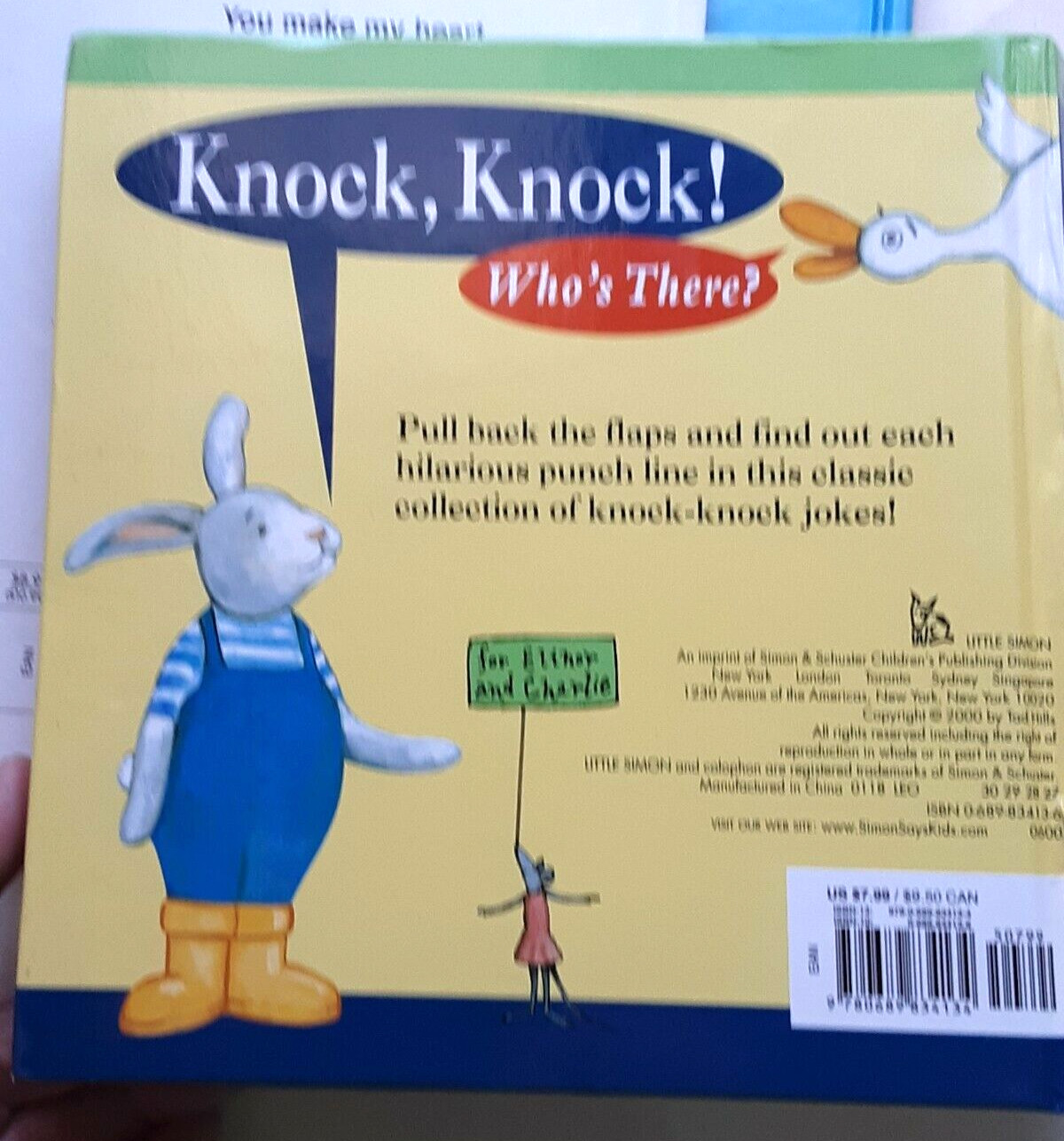 3 Toddler Young Children Books: Picture, Interactive & Knock Knock Joke Books