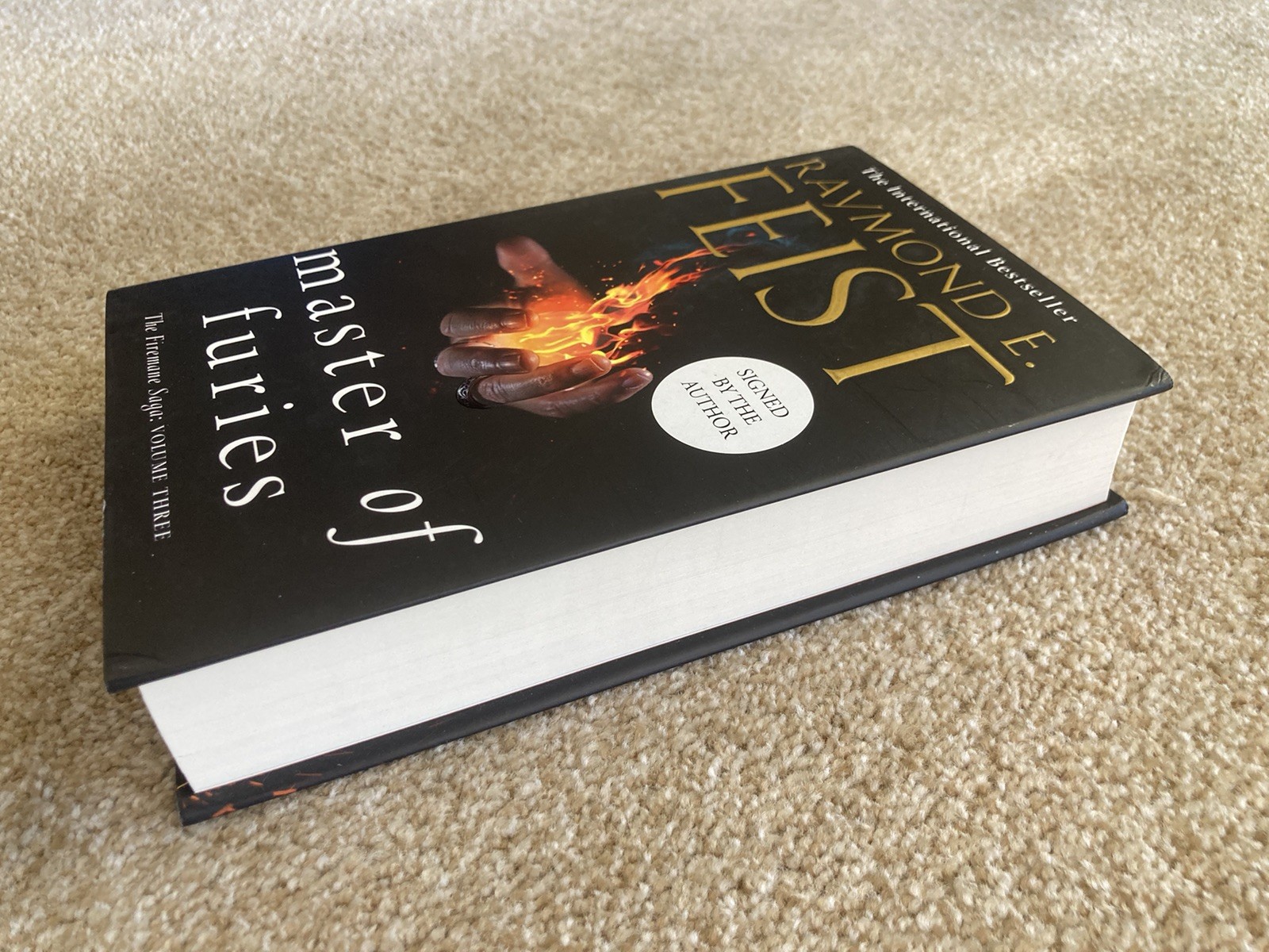 Master of Furies – Raymond Feist 1st Edition /Print Hardcover 2022 SIGNED!! 🔥