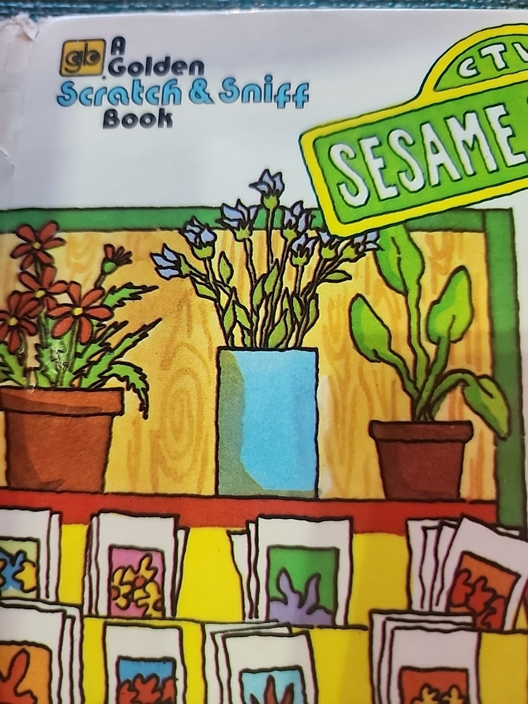 Sesame Street Big Bird Gets Lost (1979) Golden Hardcover Book