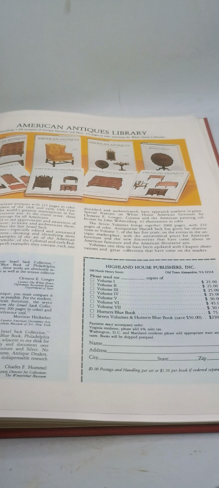 American Antiques from Israel Sack Collection by Israel Sack Volumes 1&2
