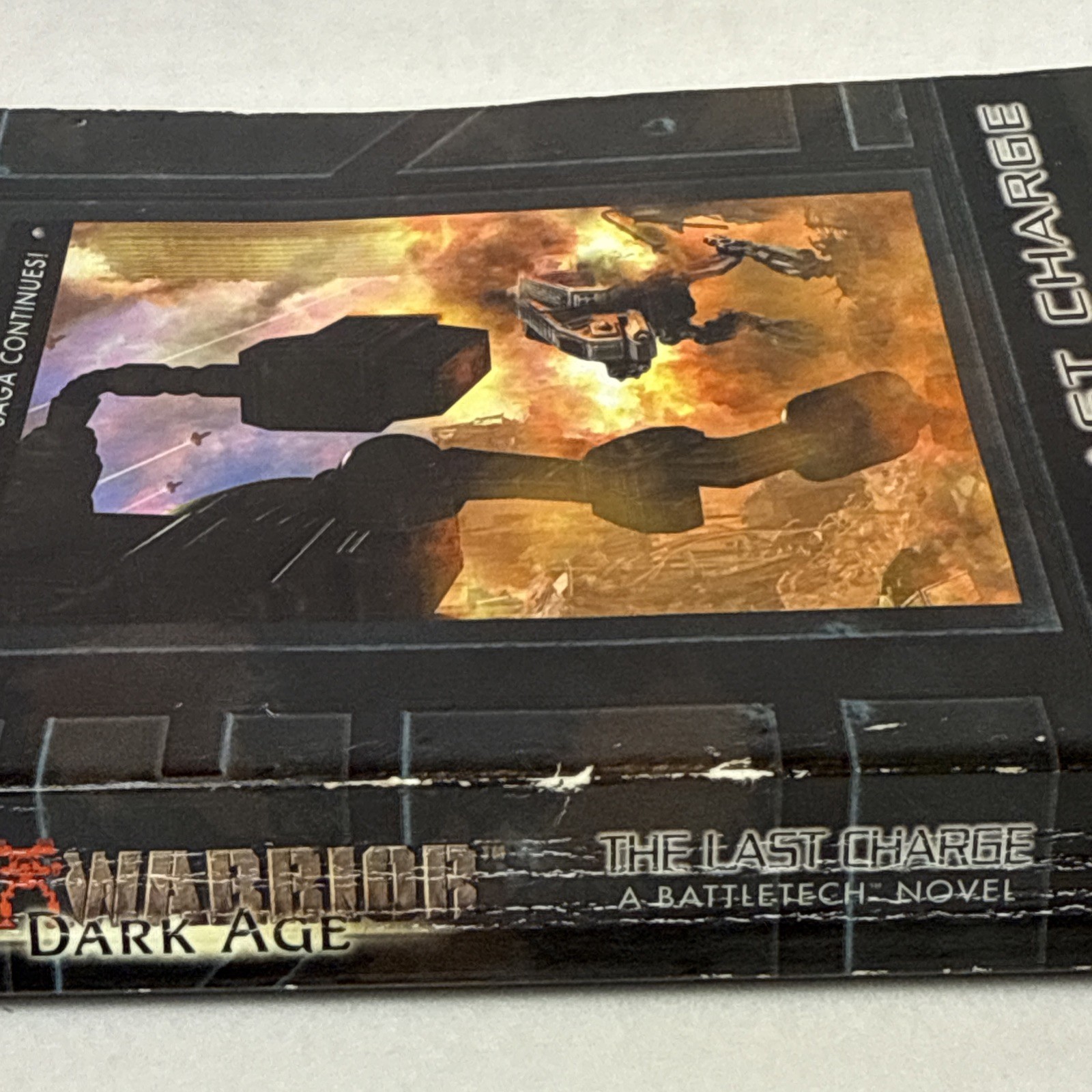 Mechwarrior Dark Age Novel Last Charge Jason Hardy Sci-fi Paperback Battletech