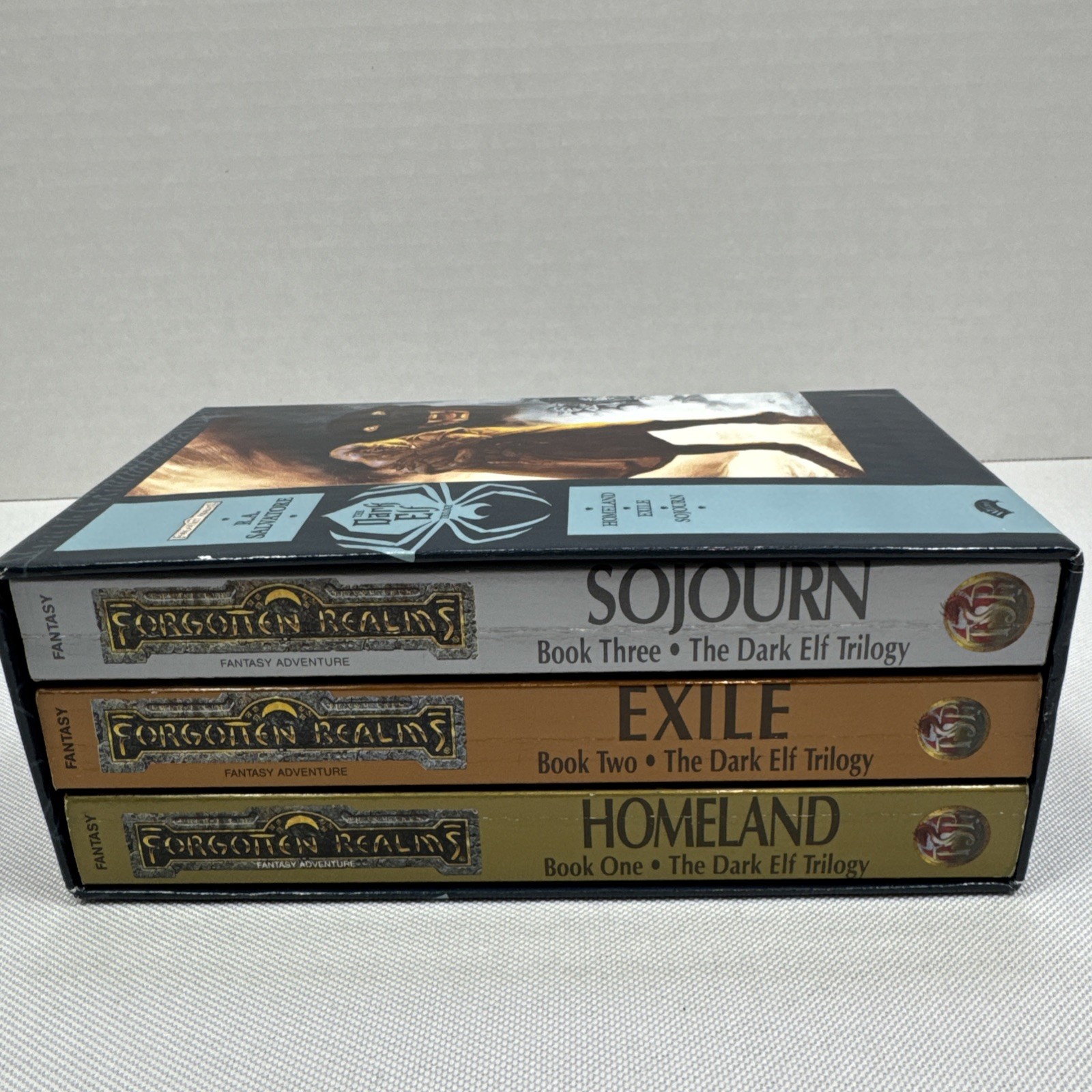 The Dark Elf Trilogy Box Set (Homeland + Exile + Sojourn) by R.A. Salvatore