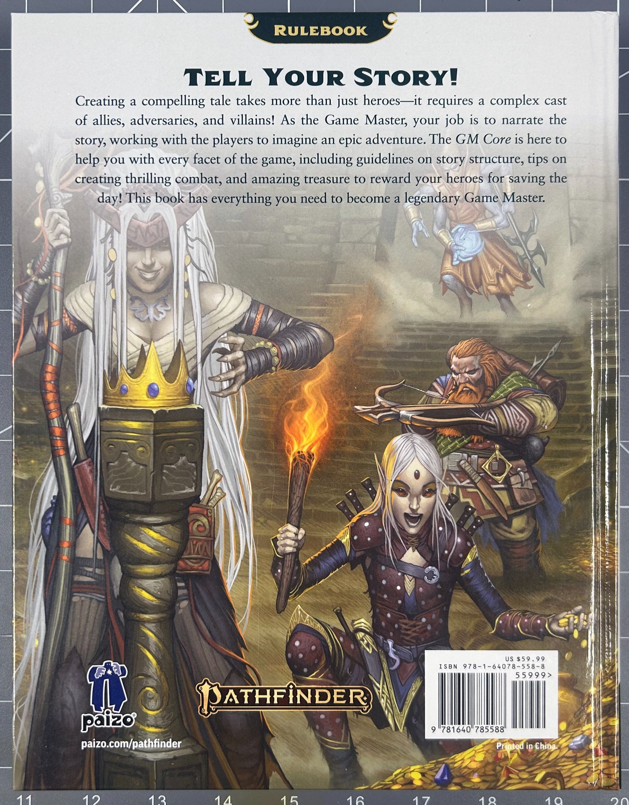 Pathfinder: Second Edition – GM Core Rulebook – Hardcover Book – New