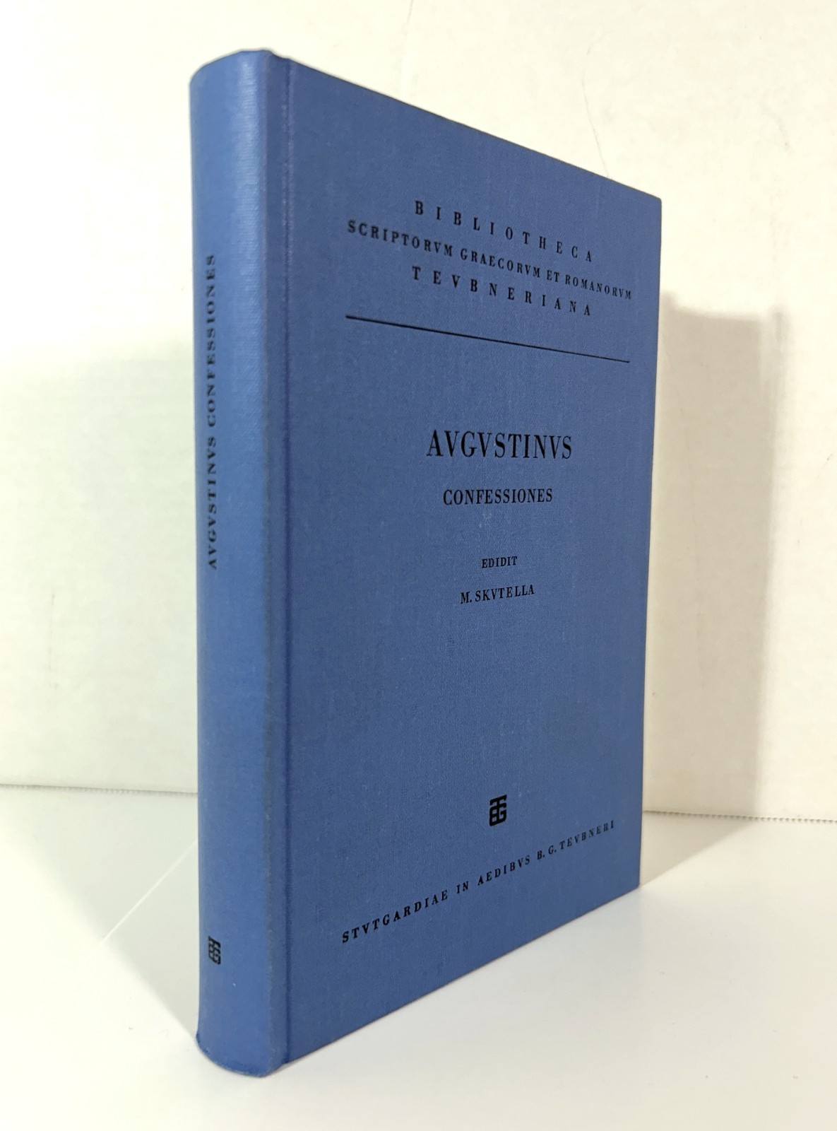 AVGVSTINVS: CONFESSIONES (Augustine: Confessions) edited by M. Skvtella 1981