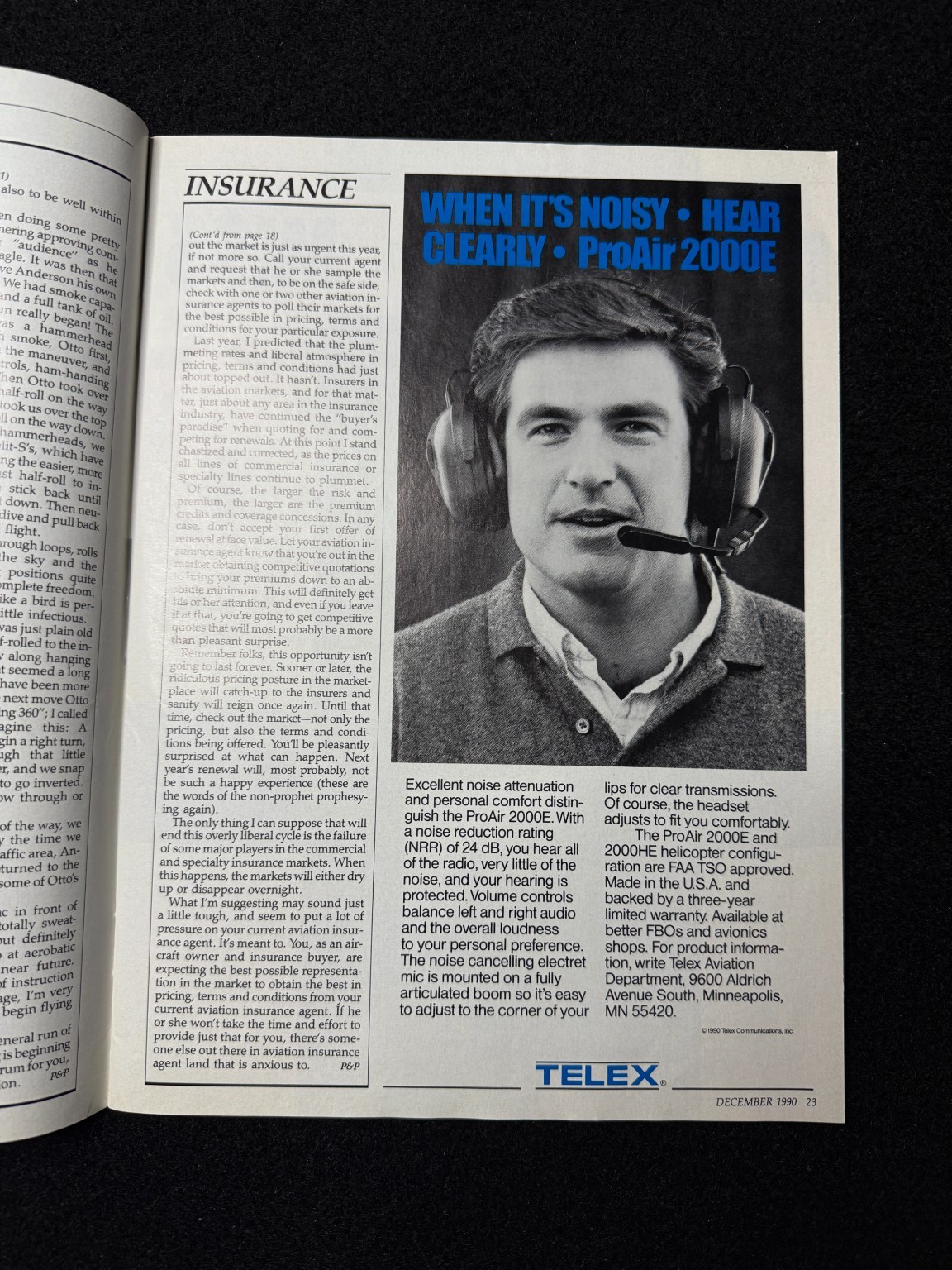 Plane & Pilot Magazine December 1990 Winter Operations Aviation Flying Aircraft