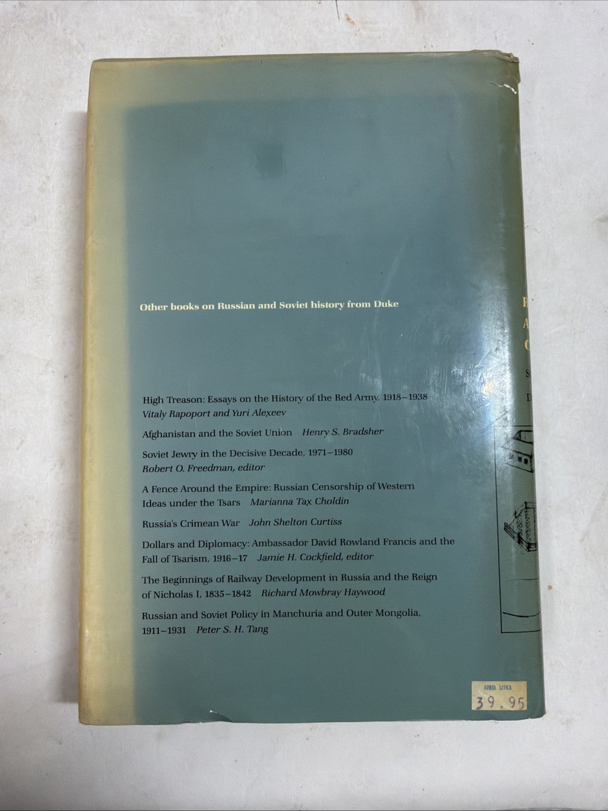 Russia’s American Colony Edited by S. Frederick Starr