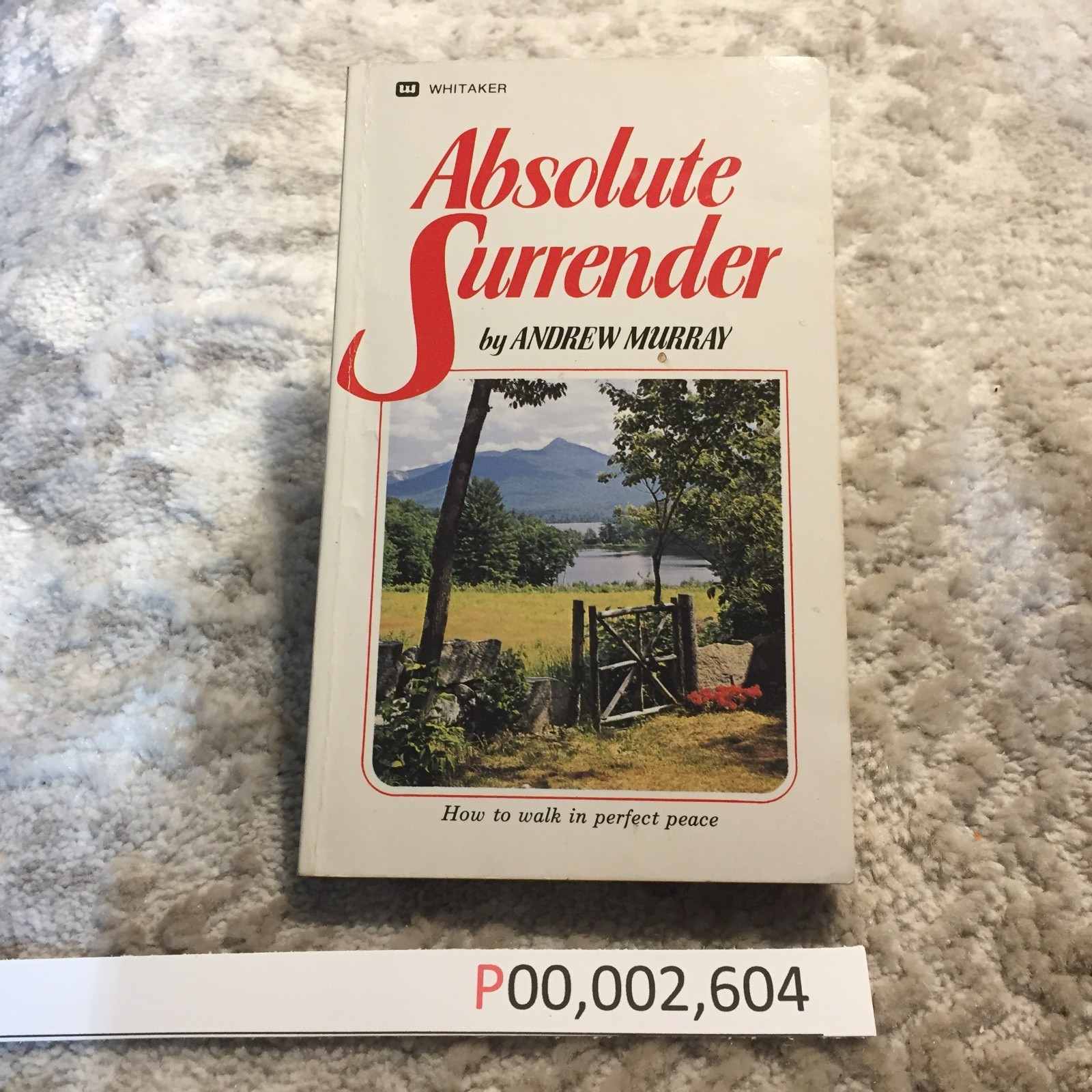 Absolute Surrender Andrew Murray 1982 Whitaker House Life In The Spirit Book