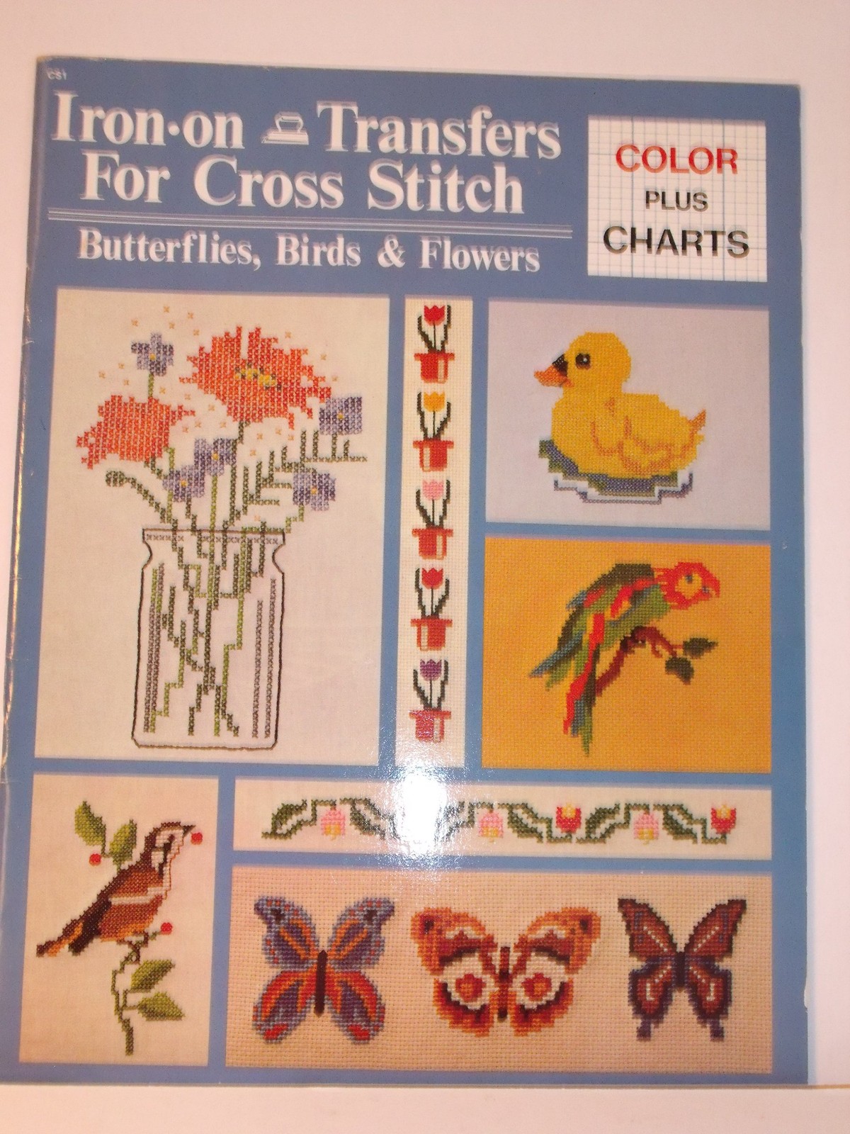 Iron -On Transfers for Cross Stitch: Three Books in One (CS8)