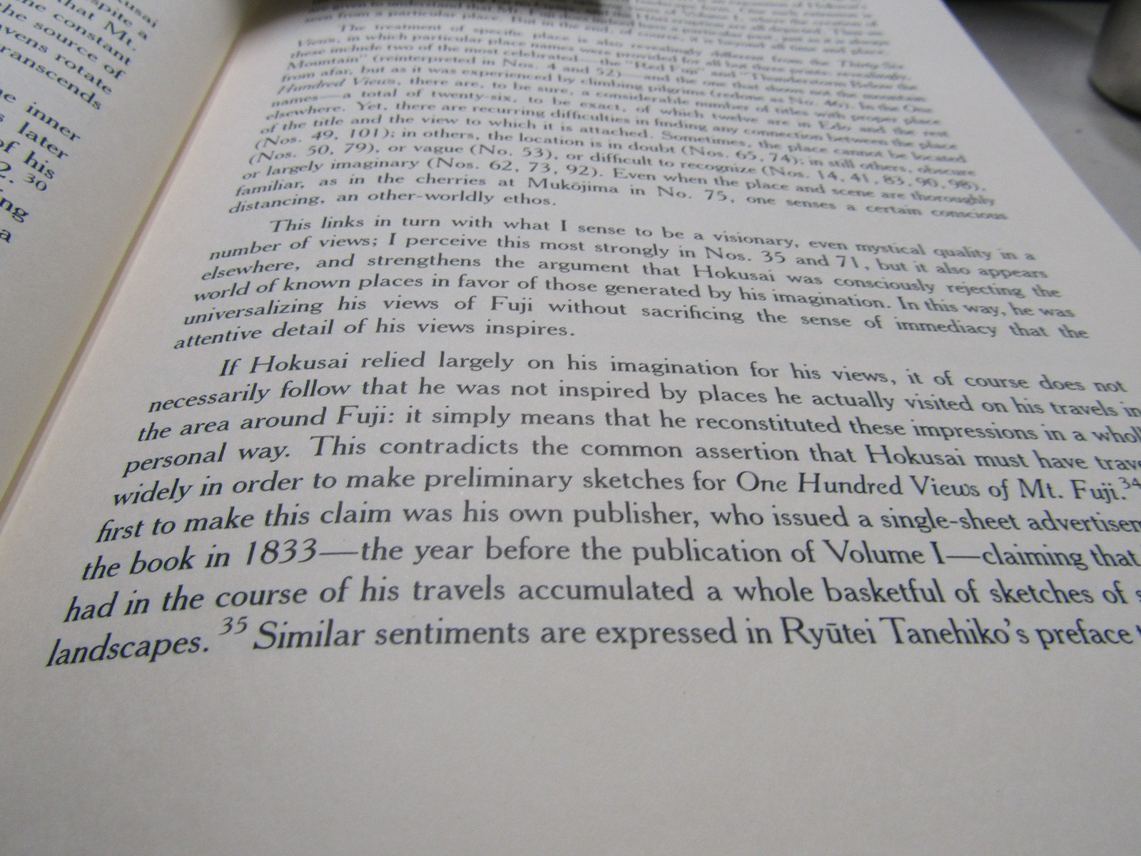 HOKUSAI: One Hundred Views of Mt. Fuji Henry Smith 1988 HC 1st Ed. Damage