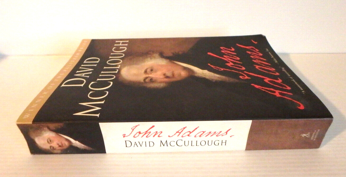 JOHN ADAMS – David Mccullough PB / Biography President American Revolution – VG+