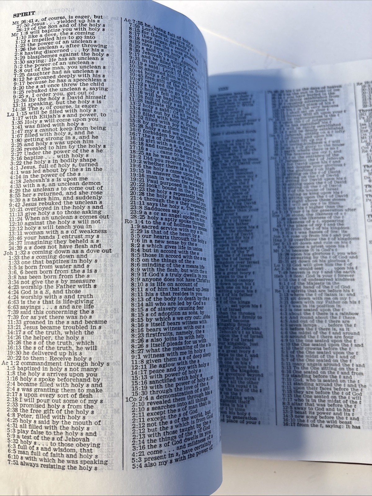 Comprehensive Concordance Of The New World Translation Of The Holy Script., 1st