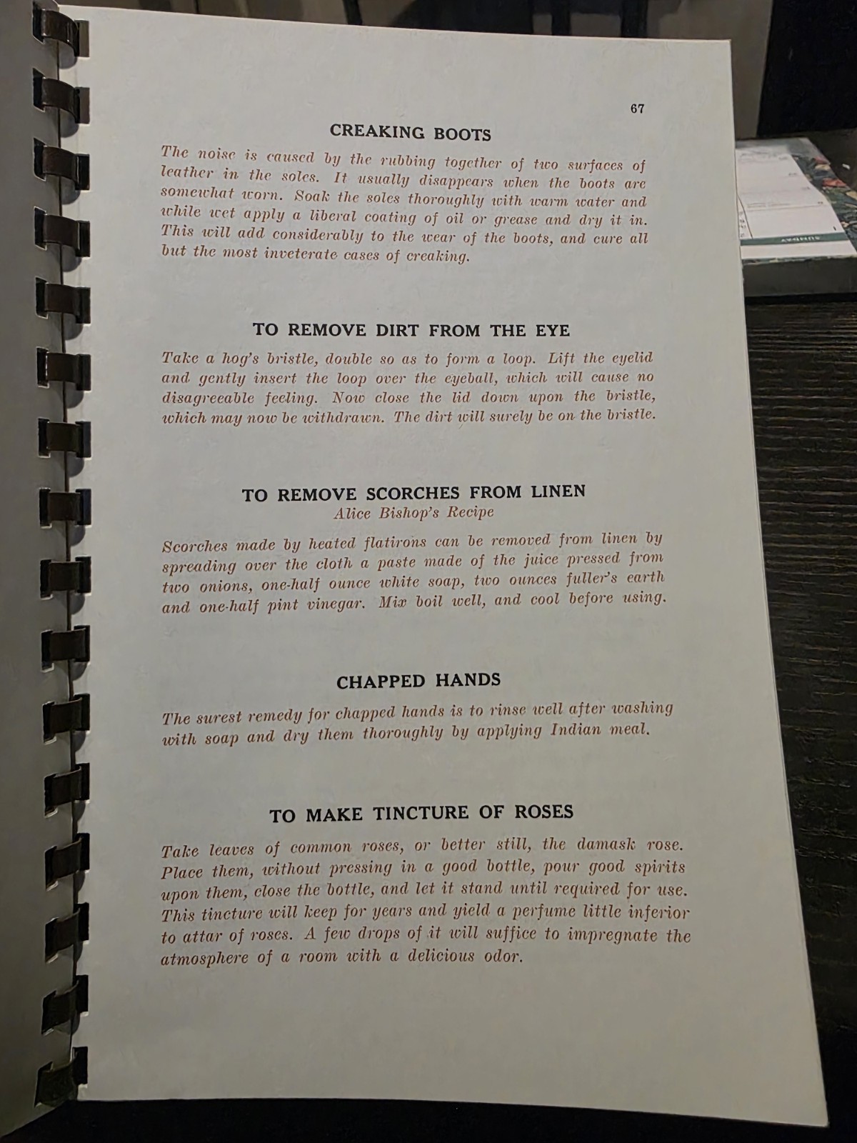 Alice K. Grierson an Army Wife’s Cookbook: Recipes Home Remedies From the 1800s