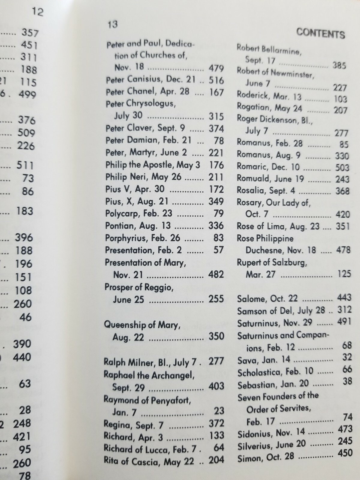 Lives of the Saints One For Every Day of the Year Hardcover 528 pages A12