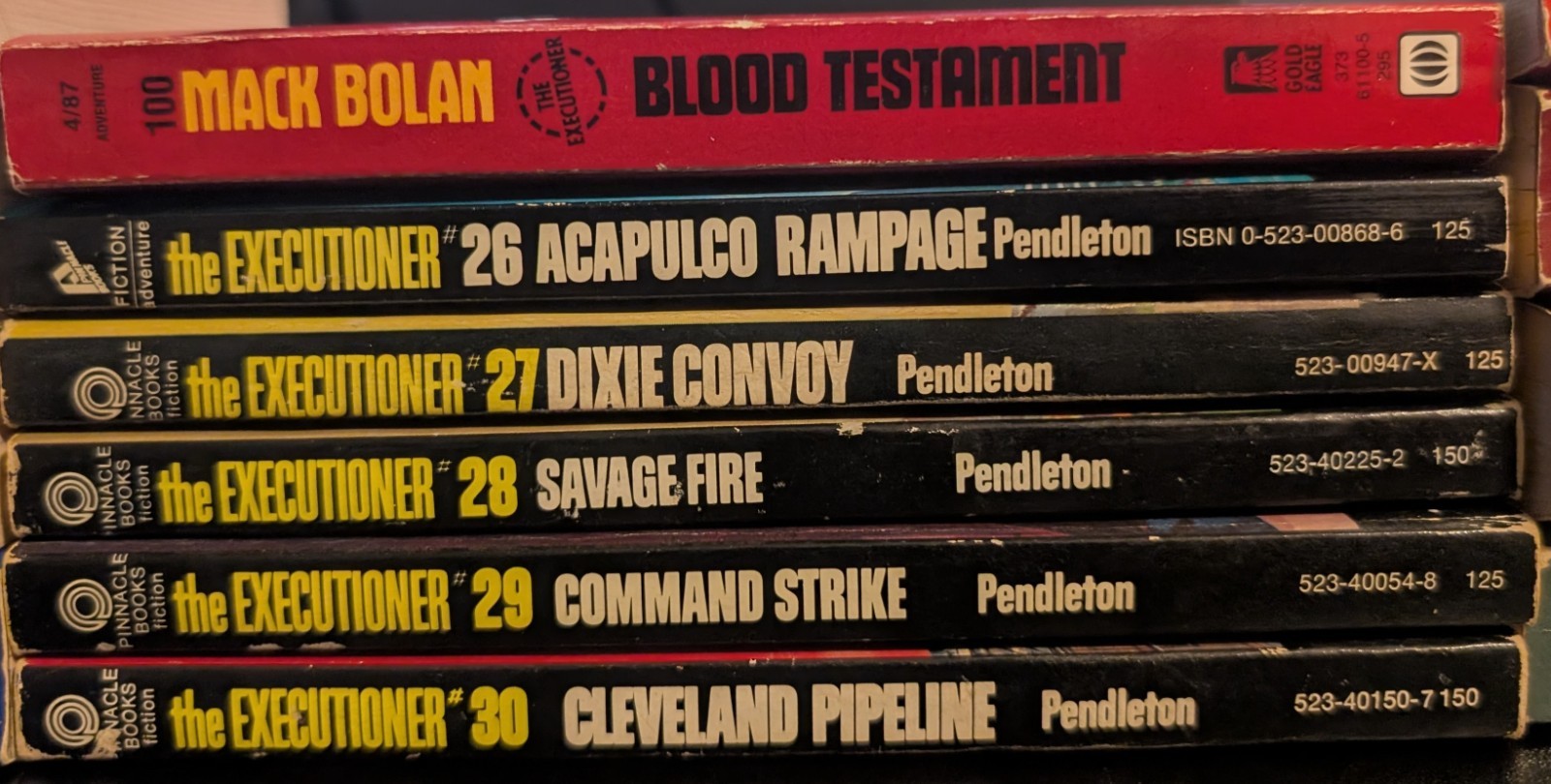 Lot Of 14 Don Pendleton’s Mack Bolan Books