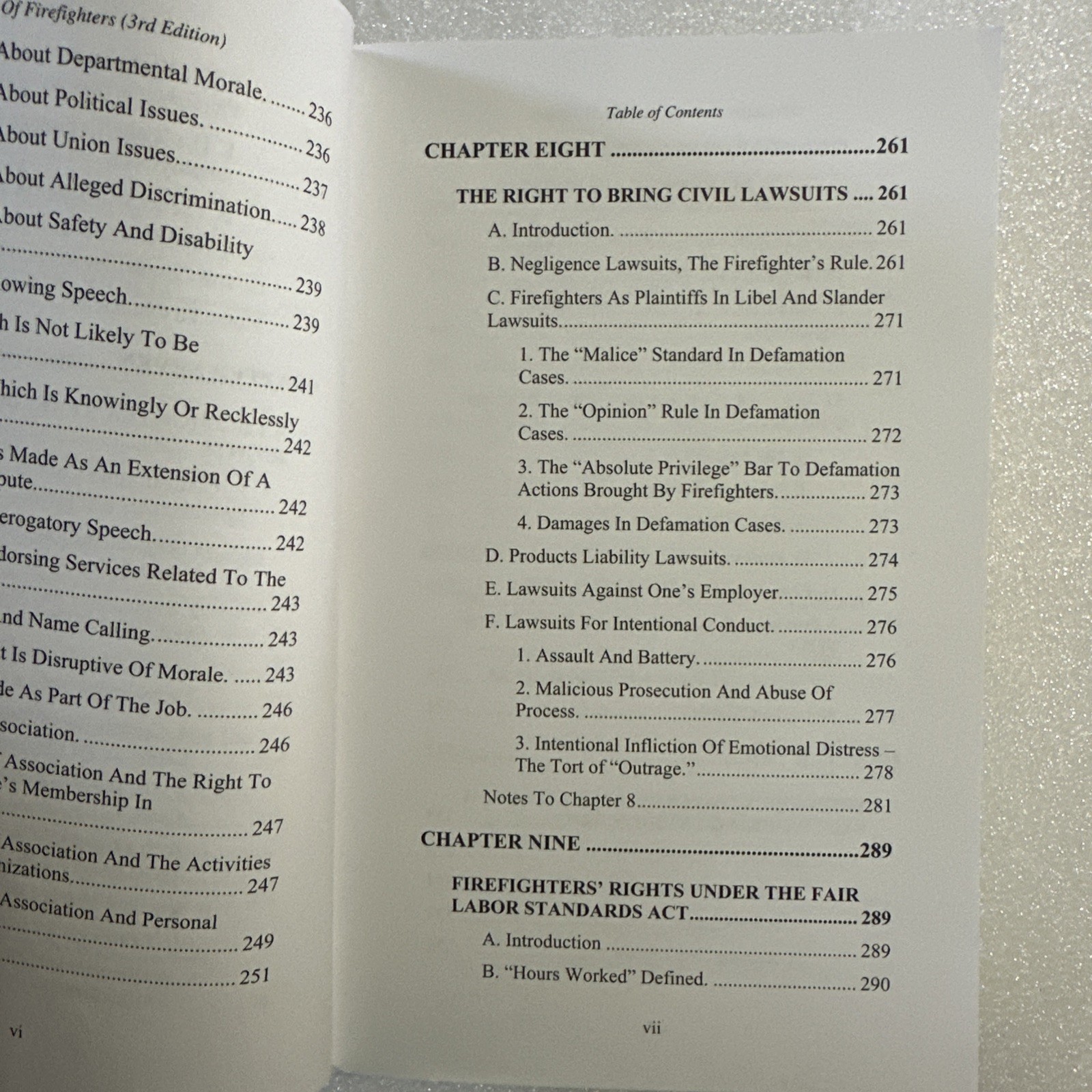 The Rights Of Firefighters Third Edition