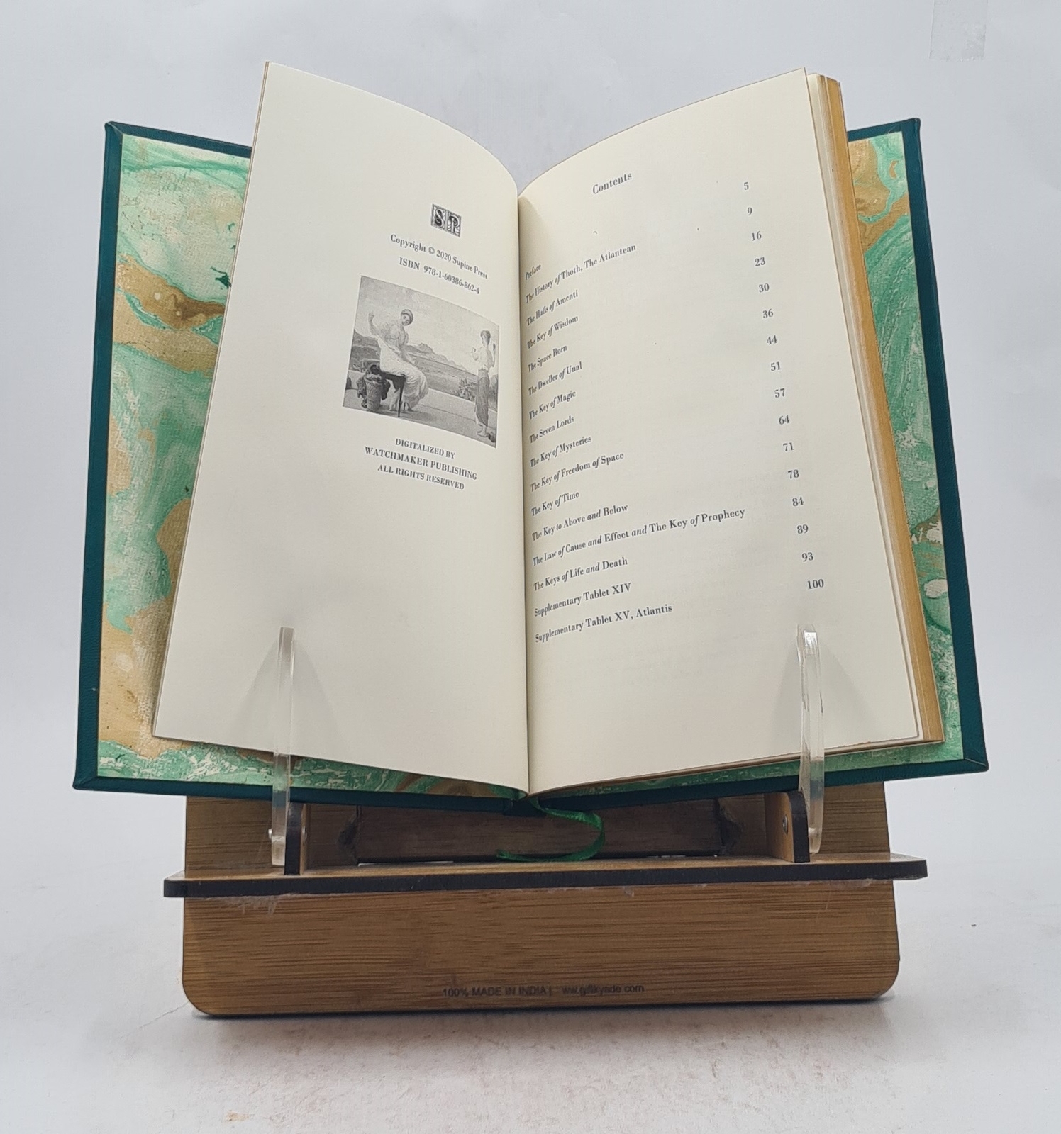 The Emerald Tablets of Thoth The Atlantean by Doreal [PREMIUM LEATHER BOUND]