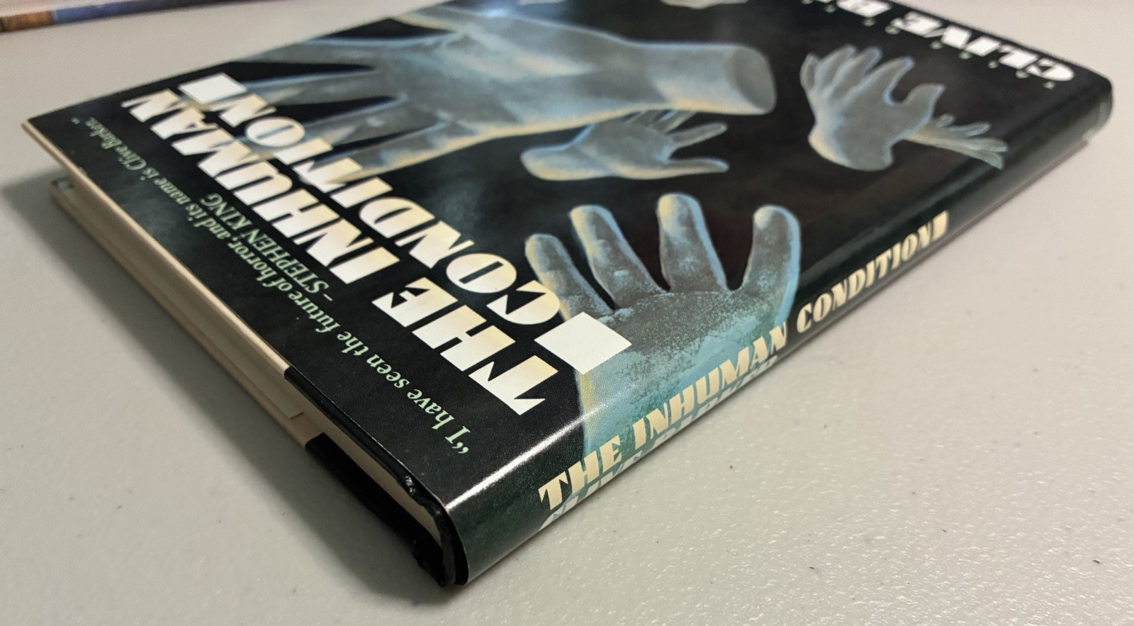 THE INHUMAN CONDITION Clive Barker 1986 Book Club Edition HC/DJ Excellent