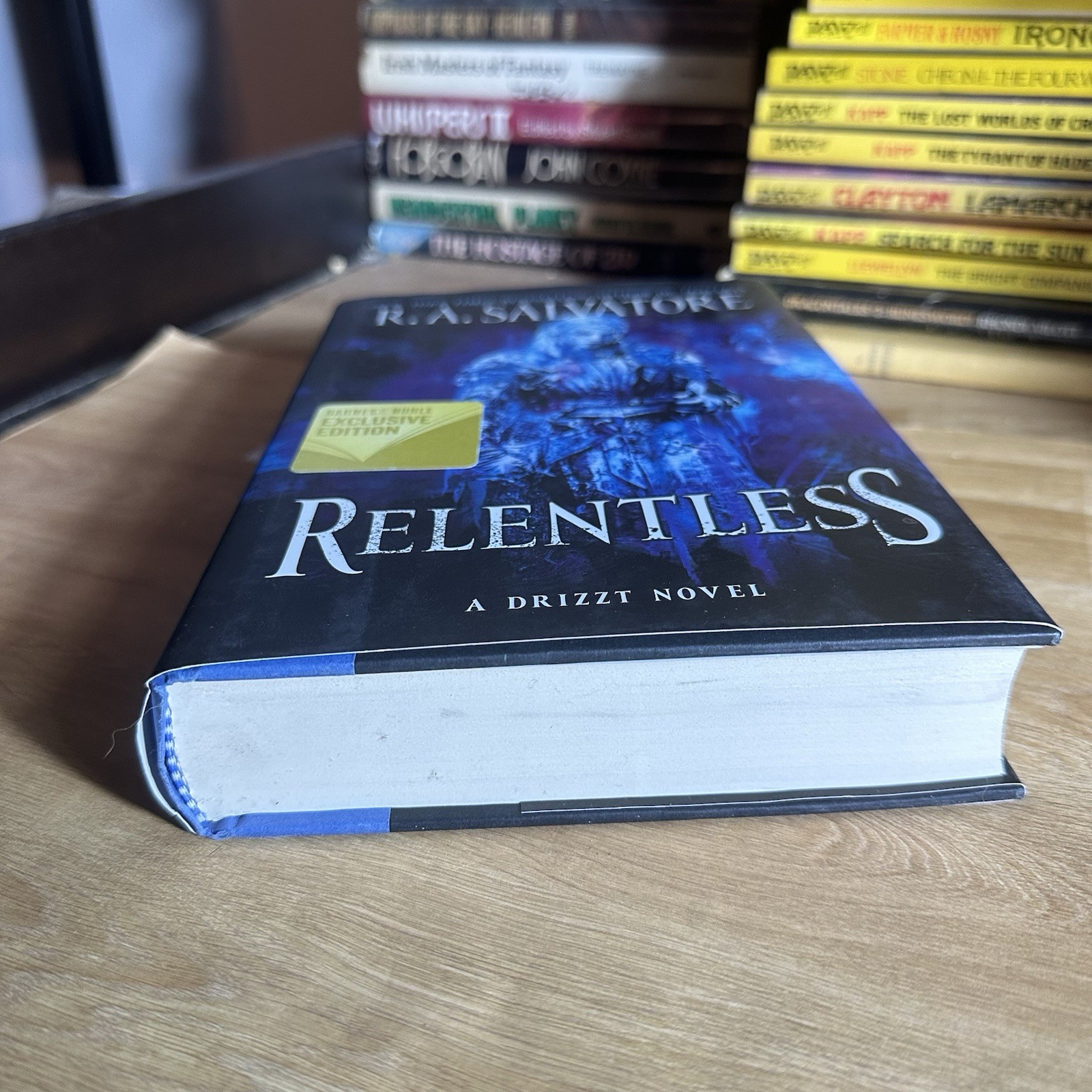 Relentless R.A. Salvatore Forgotten Realms Drizzt First 1st Edition Exclusive HC