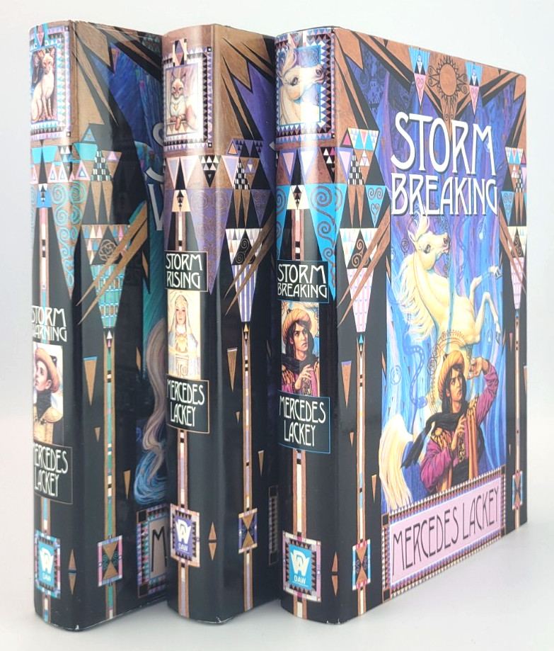 Mage Storms Trilogy Mercedes Lackey Hardcover BCE Storm Warning Rising Breaking