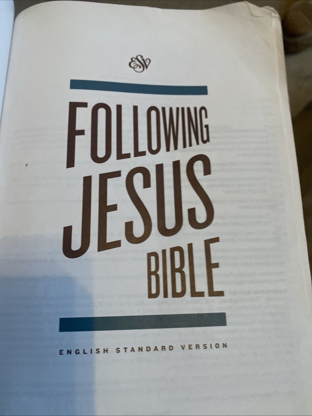 ESV Following Jesus Bible; TruTone, Br- 9781433545535, imitation leather, Bibles