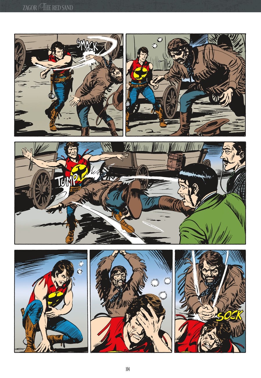 Zagor: The Red Sand (2016 Paperback), GN, Nolitta, Ferri, Rubini