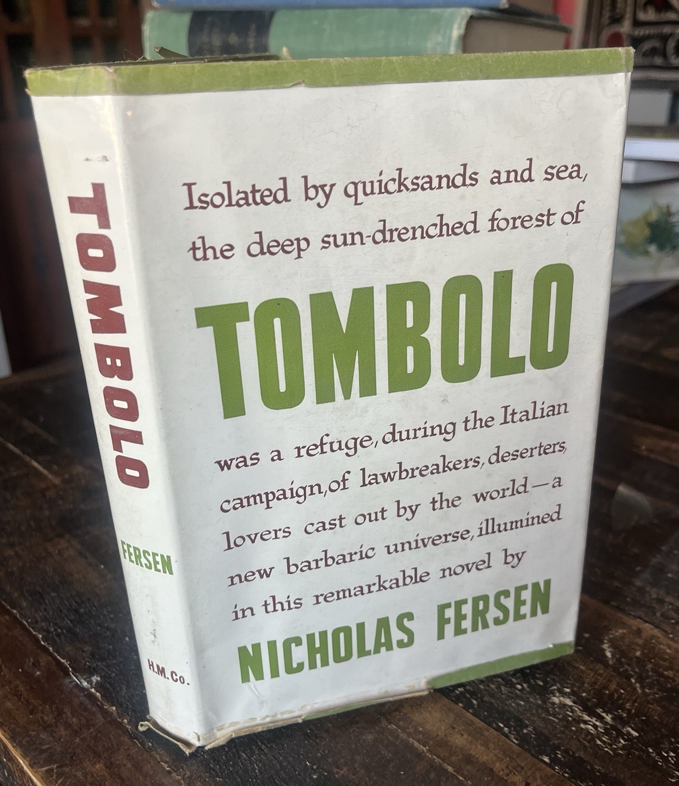 1954 Tombolo by Nicholas Fersen Italian WWII Penal Colony Anarchy Hardcover