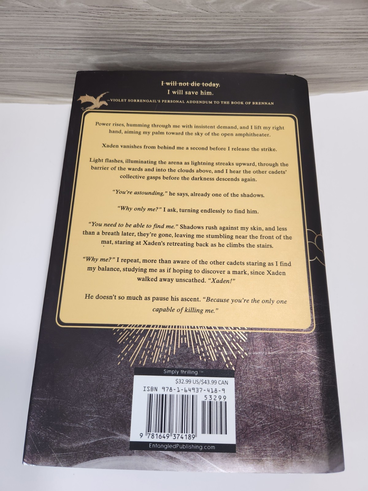 Rebecca Yarros Onyx Storm (The Empyrean Ser.) Deluxe Ed. HC Sprayed Edges
