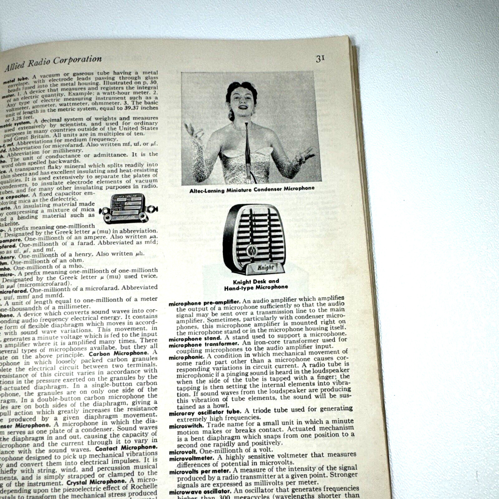 Vtg 1953 Dictionary Of Electronic Terms Published By Allied Radio Shack Read