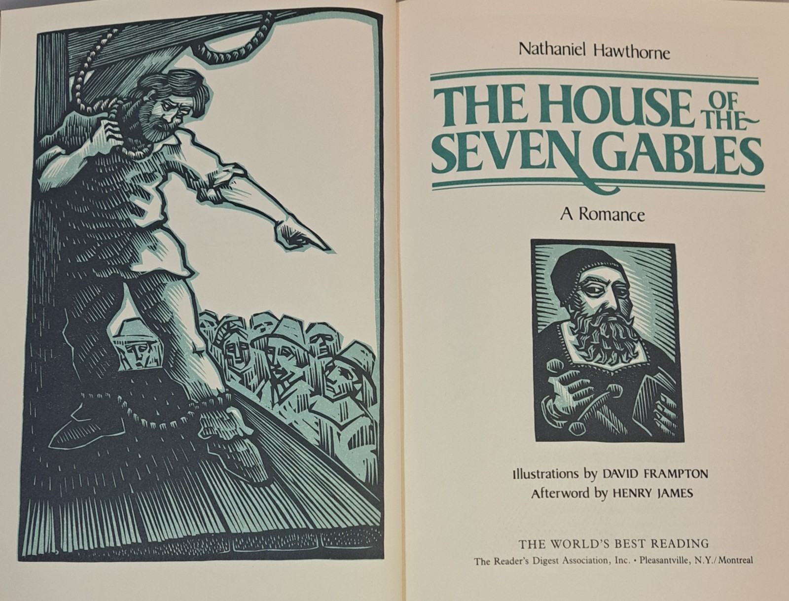 Reader’s Digest HC 2 Book Lot Hawthorne Twice-Told Tales House Of Seven 7 Gables