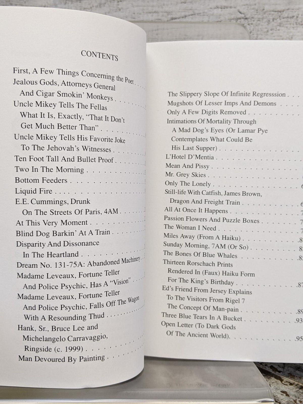 Open Letter (To the Dark Gods of the Ancient World) Poems by Jason Ryberg PB