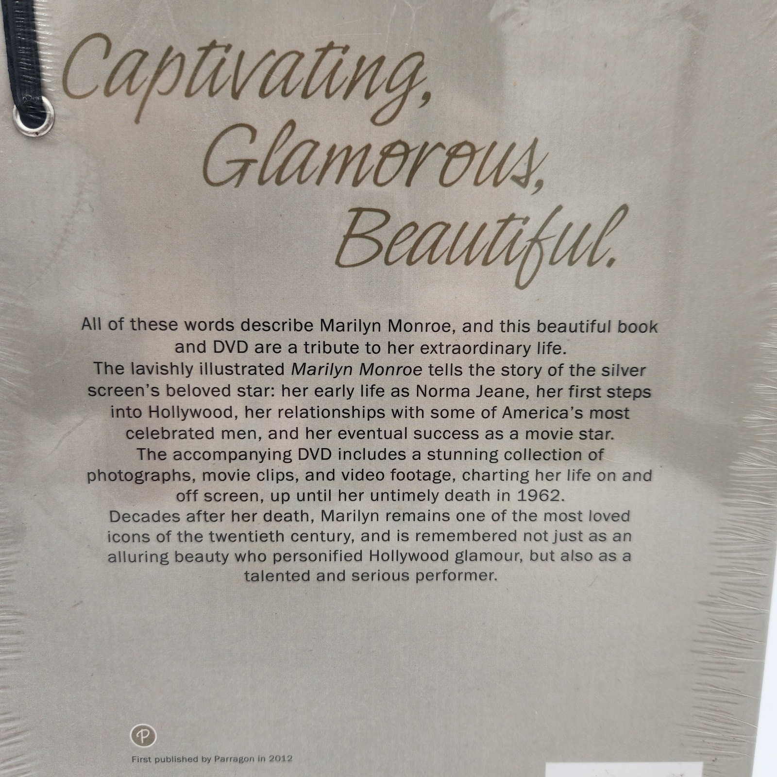 NWTMarilyn Monroe 50th Anniversary Book & DVD With 16oz. Glass Signed Sam Shaw