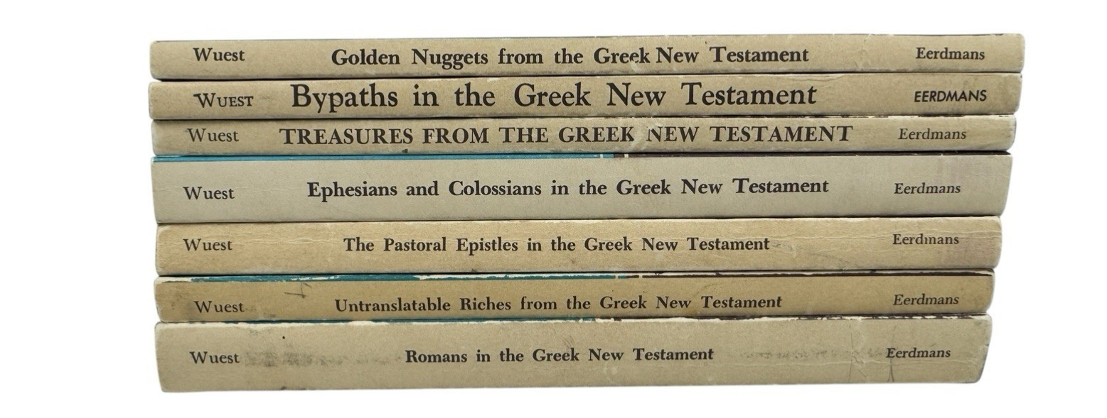 Wuest’s Word Studies Greek New Testament For English Readers Lot Of 7