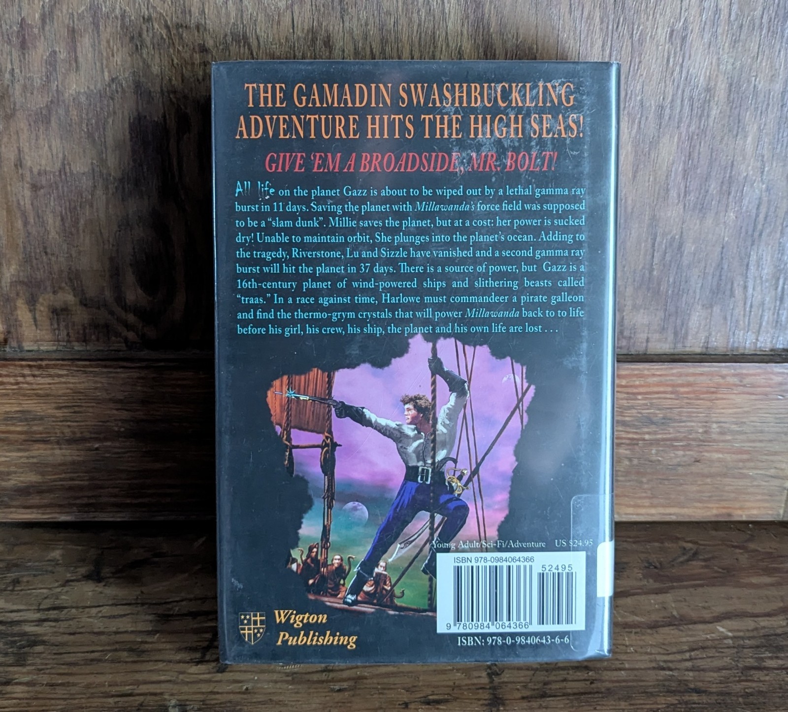 BOOK IV – GAMADIN: GAZZ – Tom Kirkbride – EUC, Hardcover, Ex-Library Book