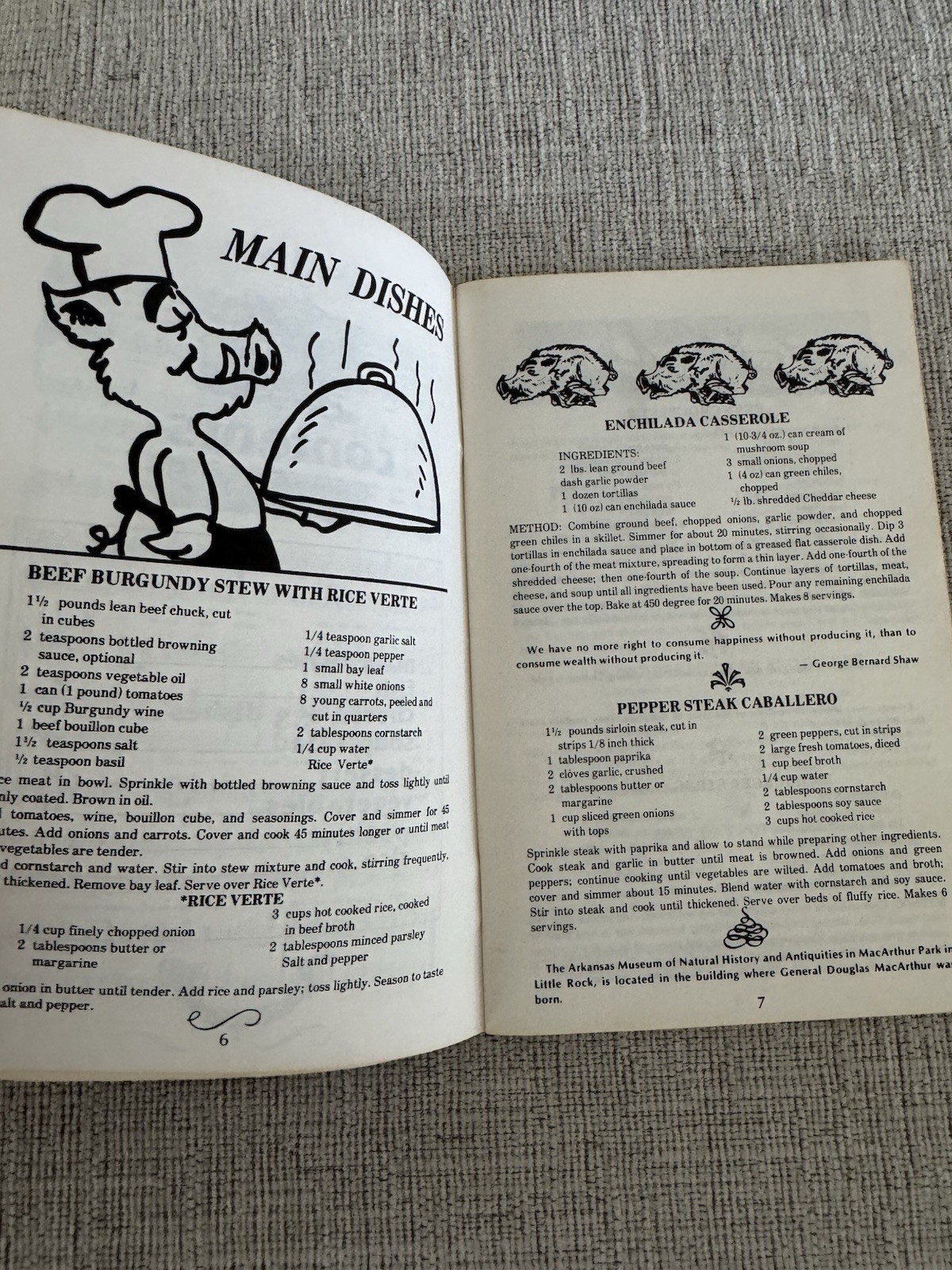 Vintage Arkansas Cooking Cookbook 1975 Jean Wade Regional Recipes PB