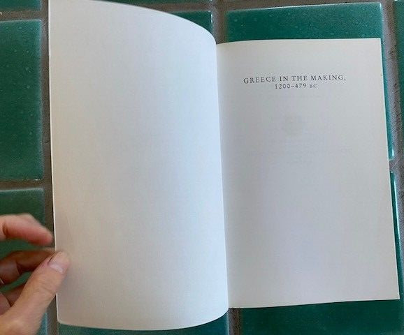 Greece in the Making, 1200-479 BC : From the Dark Ages… Robin Osborne PB 1996