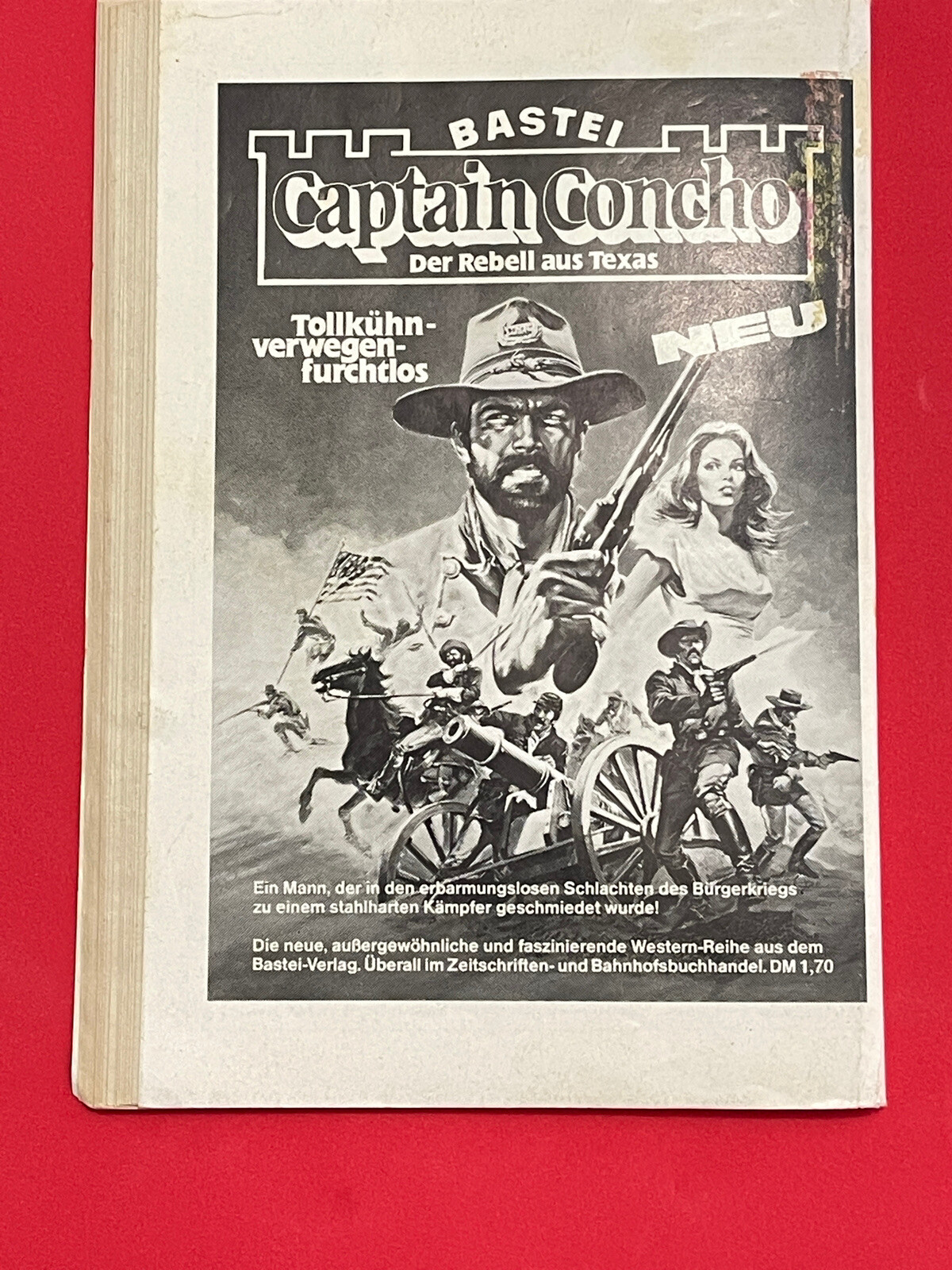 GF UNGER Vtg German Language Western PULP PAPERBACK Magazine