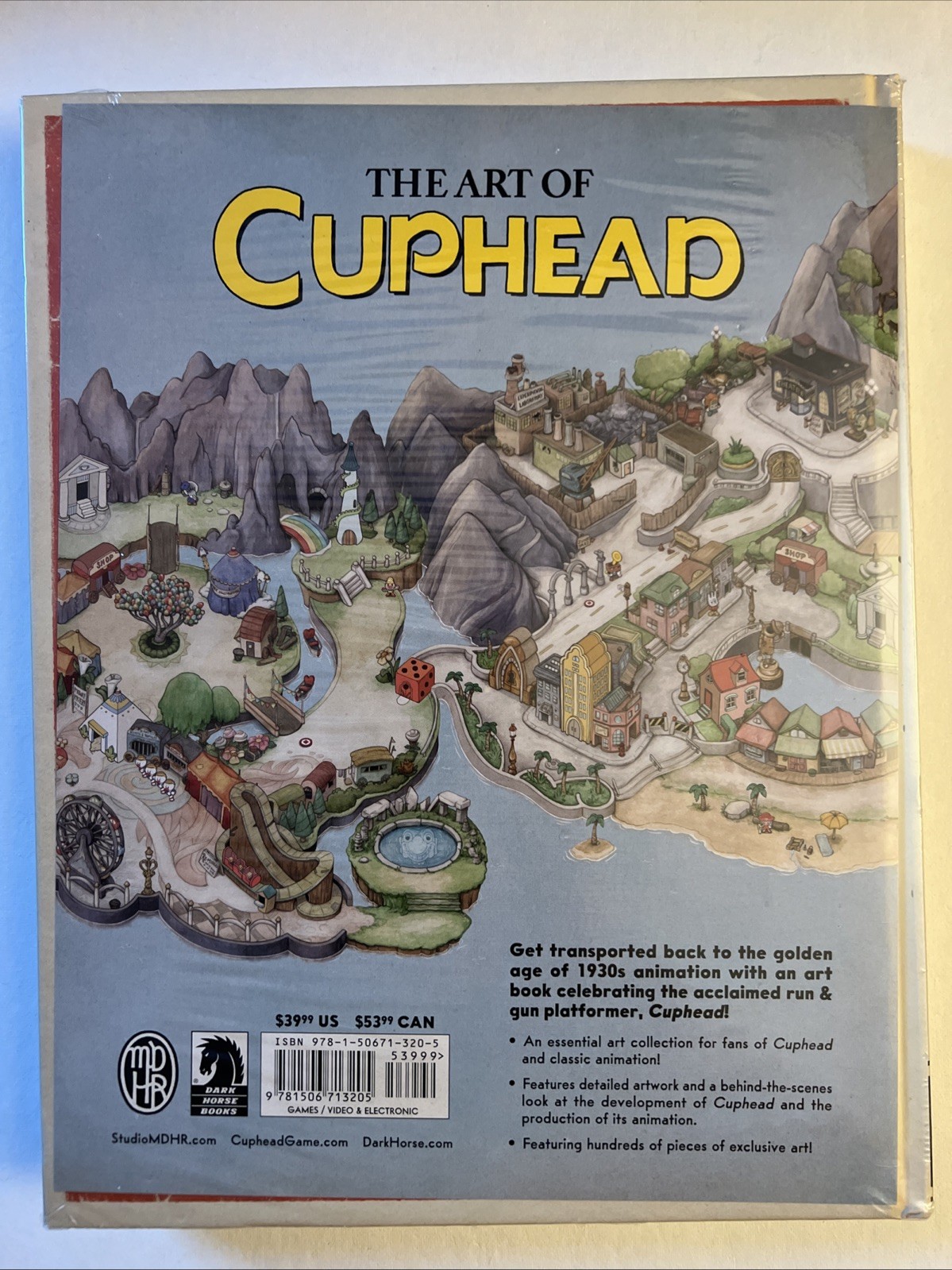 The Art of Cuphead by Studio MDHR (English) Hardcover Book – Sealed – Small Rip