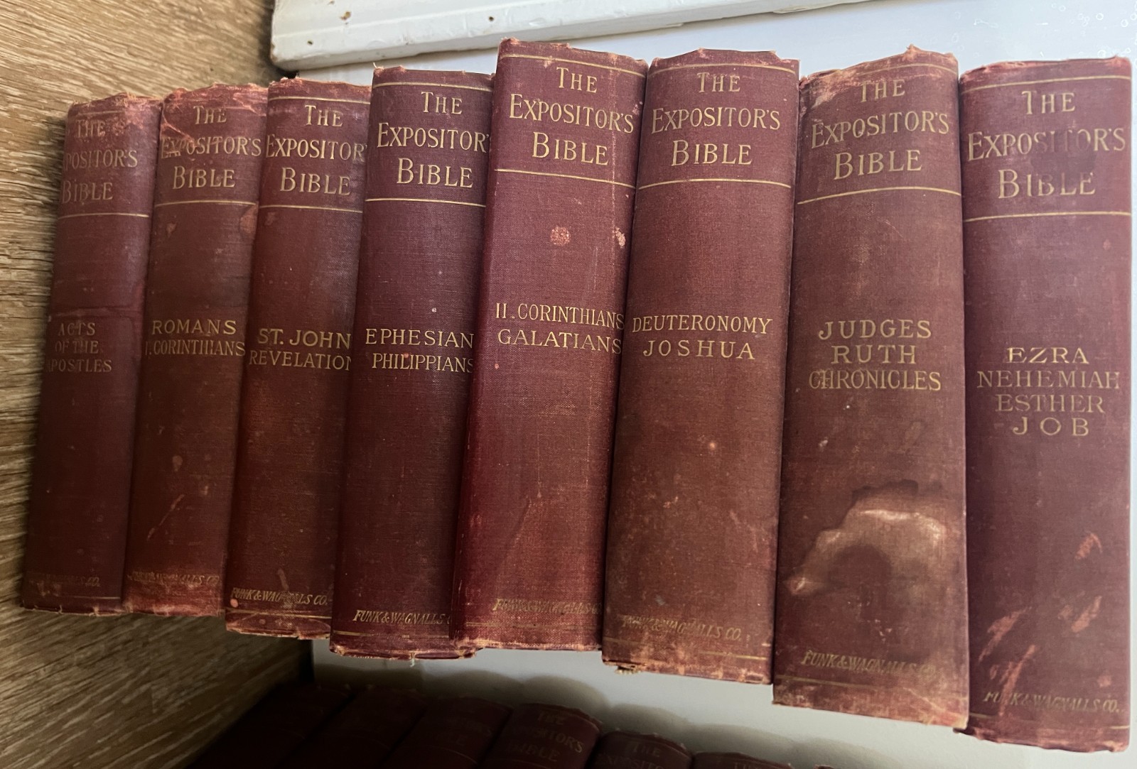 The Expositor’s Bible Commentary 1900 Antique/Vintage Lot of 23 Funk & Wagnalls