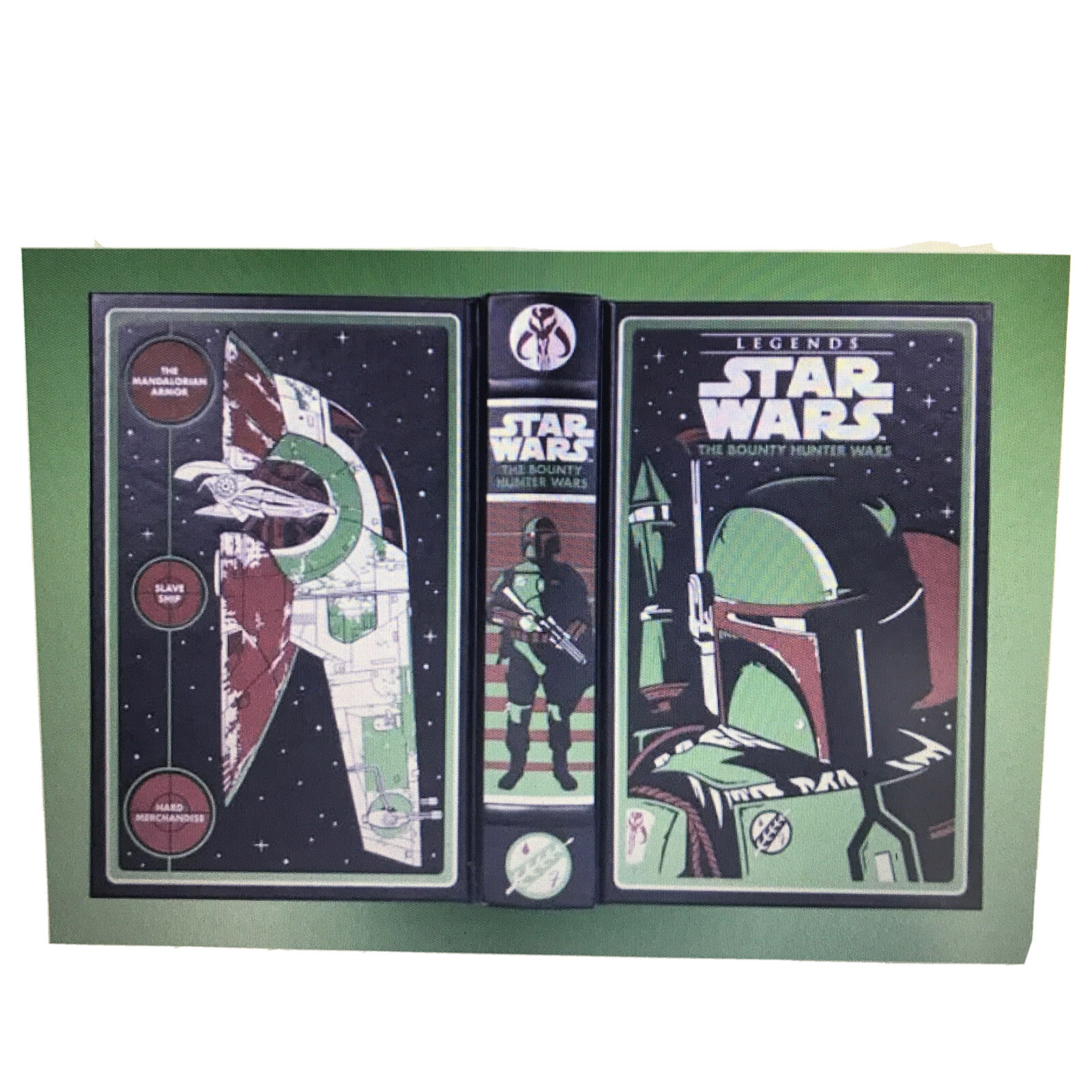 ❤️STAR WARS: THE BOUNTY HUNTER WARS Leather Bound Hrdcover Collectible Book NEW