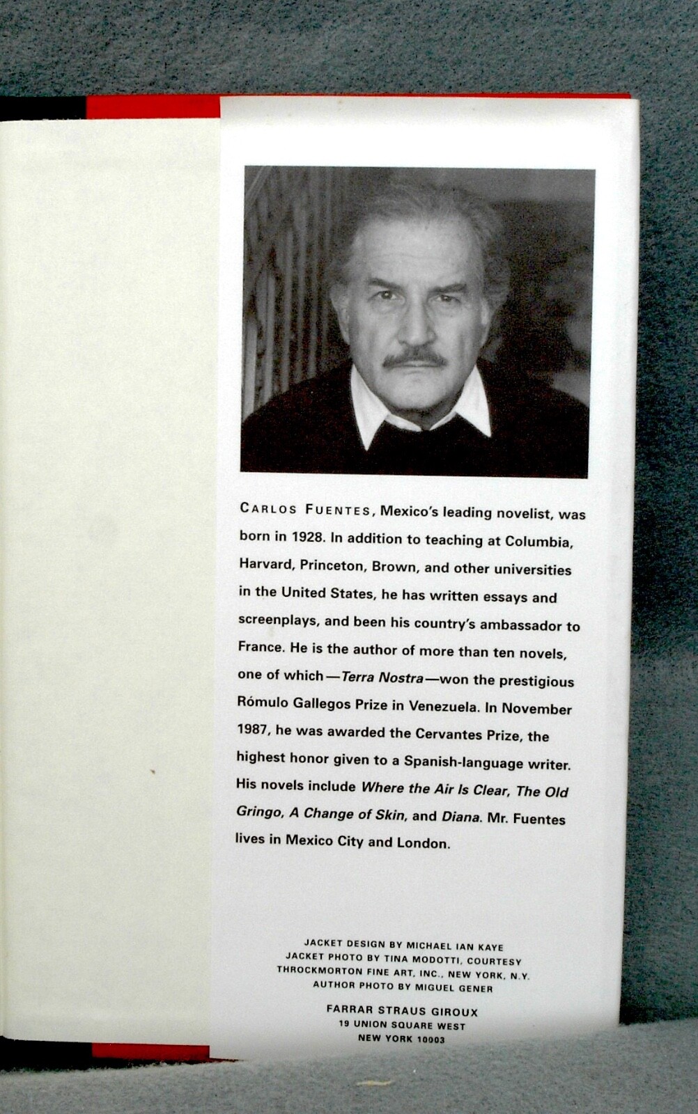 A NEW TIME FOR MEXICO Carlos Fuentes 1st 1996 FARRAR STRAUS & GIROUX ..NEW.