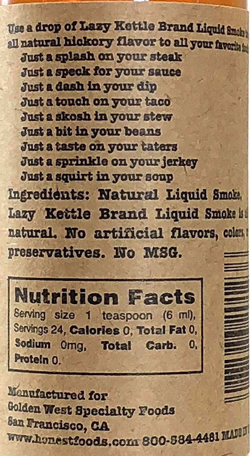 All-Natural Hickory Liquid Smoke – 5 Oz for Flavorful Cooking Adventures