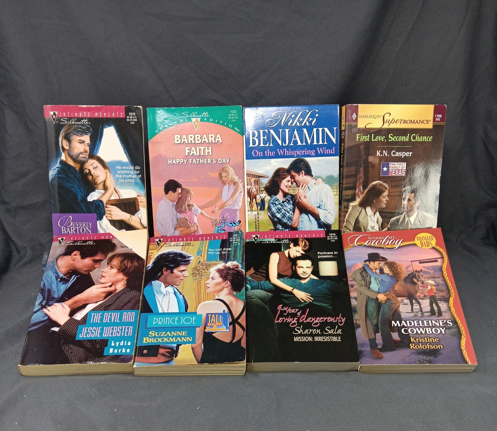 Silhouette Intimate Moments Romance Lot 8 Brockmann Sala Barton Suspense PB